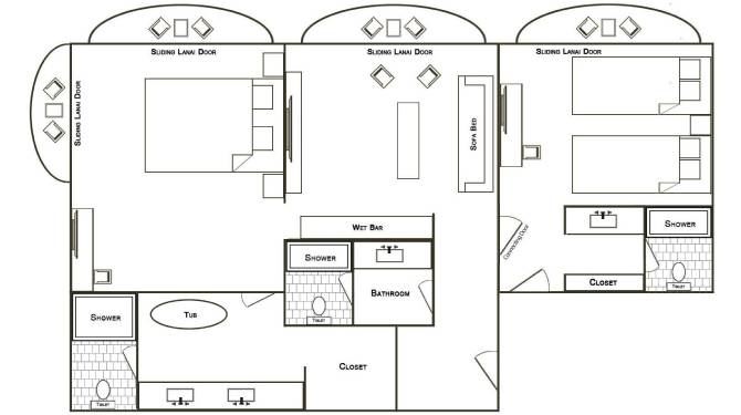 2 bedroom lanai suites