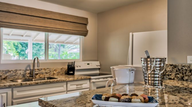 royal lahaina beach cottages deluxe studio kitchen