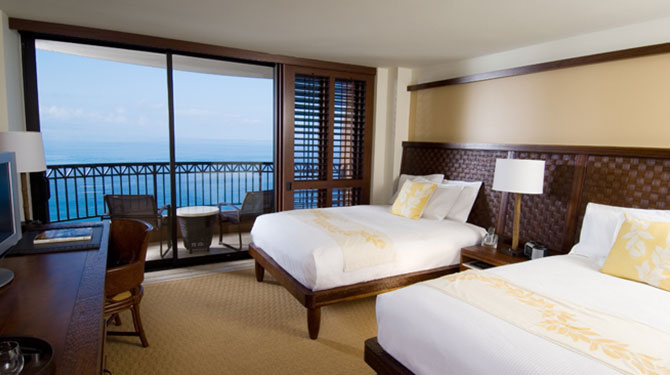 two bedroom lanai suite living room bed
