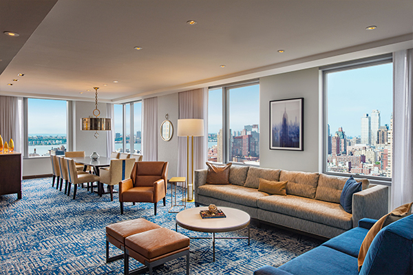 sitting area in Manhattan Suite
