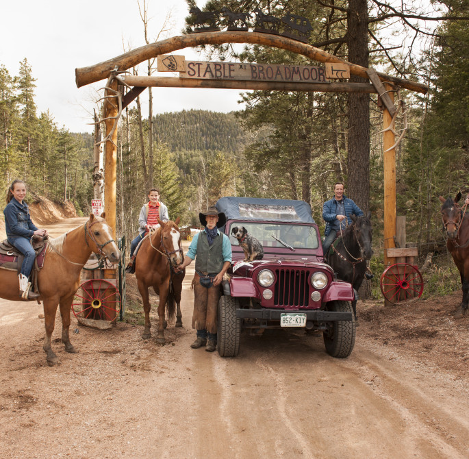 jeep horse stables sign Adventures Out West Travel Adventure Series