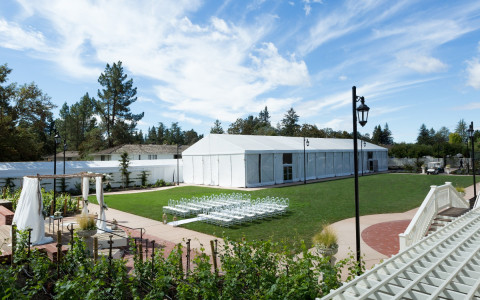 mansion pavilion ceremony and tent reception