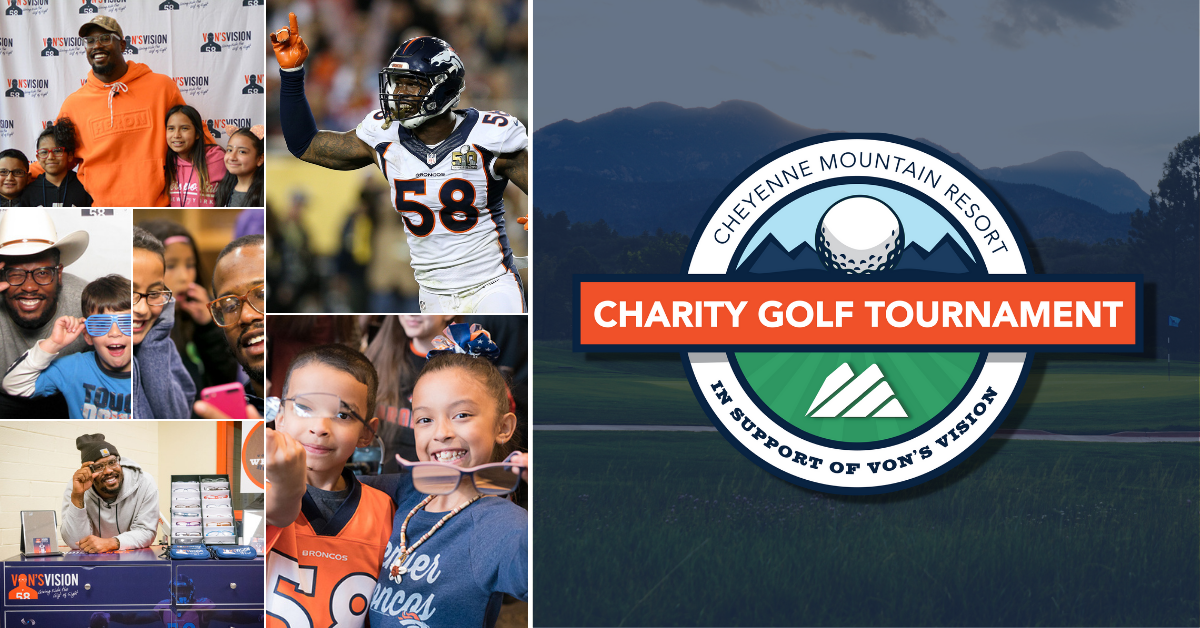 join broncos legend and future hall of famer von miller as he hosts the first cheyenne mountain charity golf tournament at the country club of colorado in colorado springs_ 8
