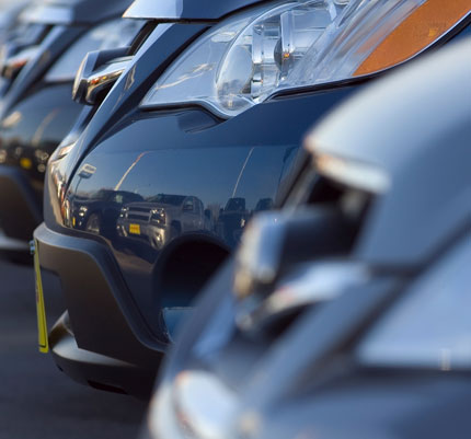 cars parked