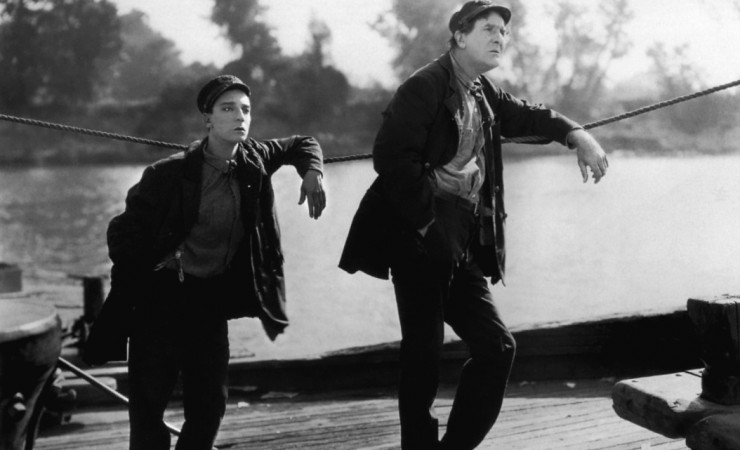 Steamboat Bill Jr. black and white photo
