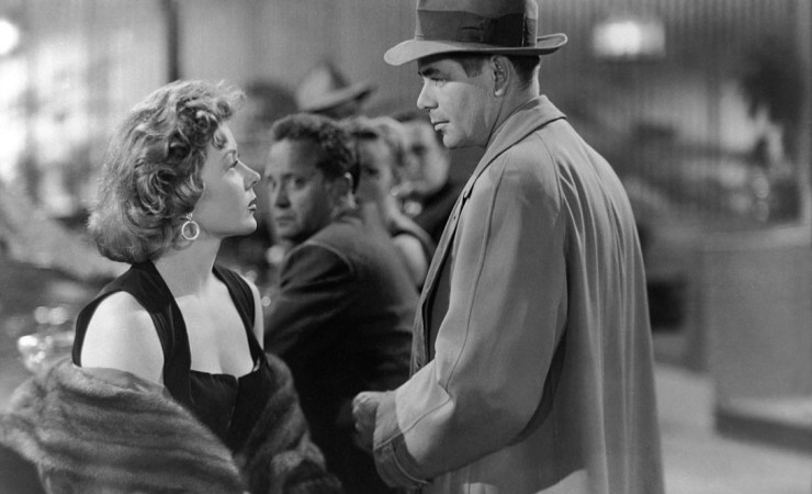 A still clip in black and white from The Big Heat