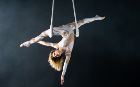 female acrobat in circus