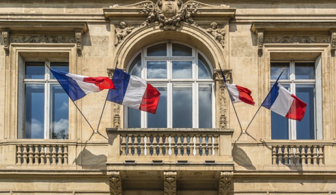 bastille day french flags