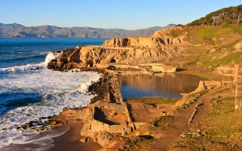 ocean side cliff