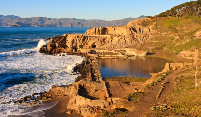 ocean side cliff