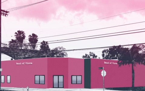 pink building exterior
