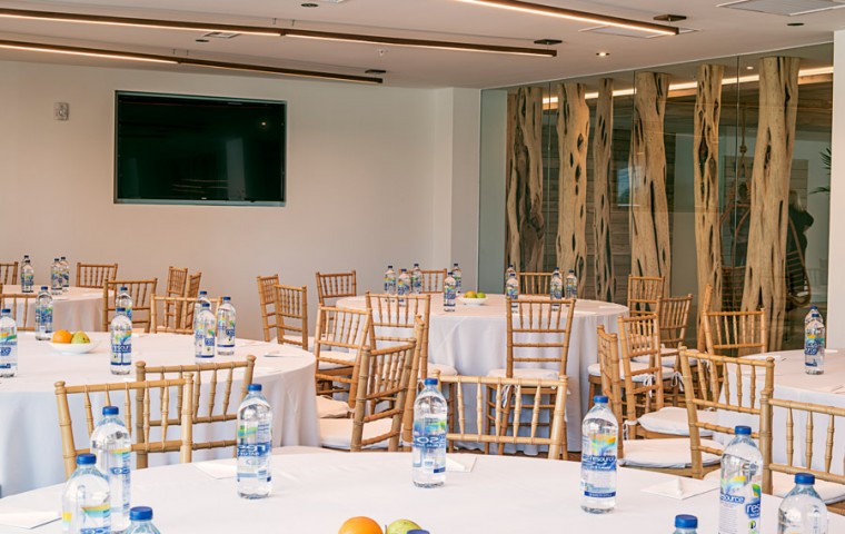 meeting spaces set up