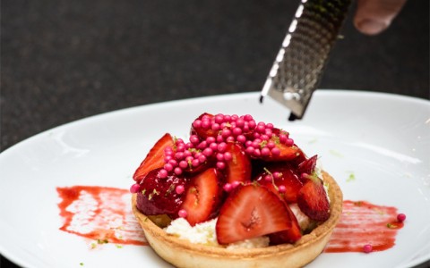 berry breakfast on plate
