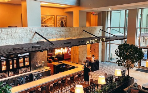 interior of ambler restaurant 
