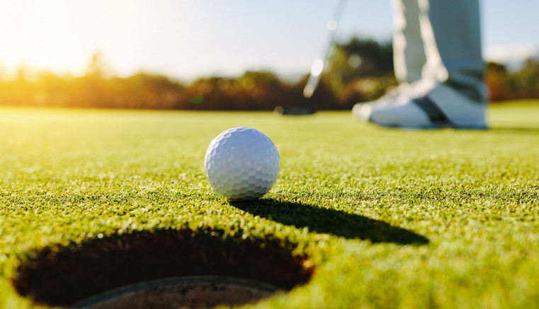 golfing