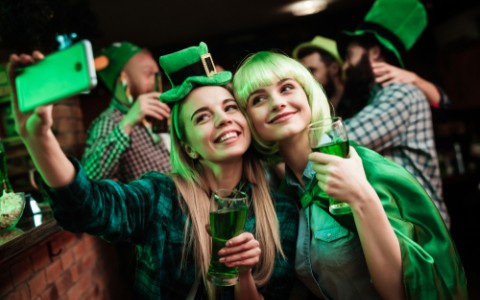 Selfie on St. Patrick's Day
