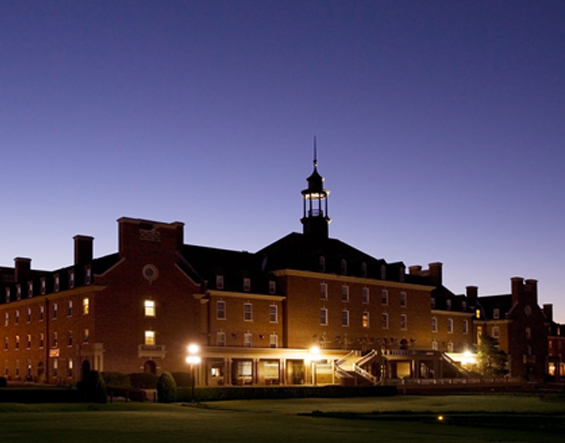 exterior of osu at dusk