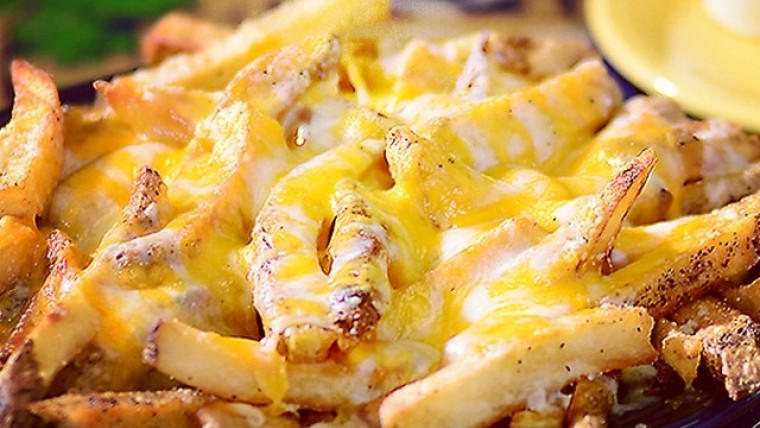 Cheese Fries on a Plate