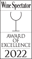 wine spectator award of excellence 2022 logo