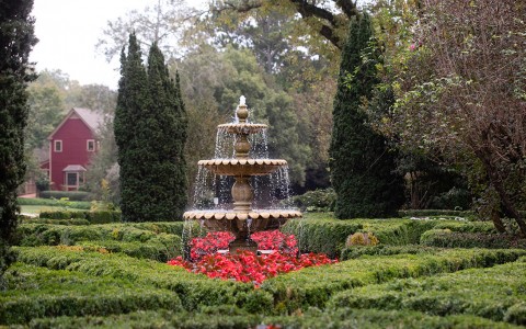 an outdoor fountain