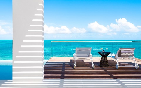 Beach Enclave Gallery Luxury Villas In Turks And Caicos Oceanfront Patio