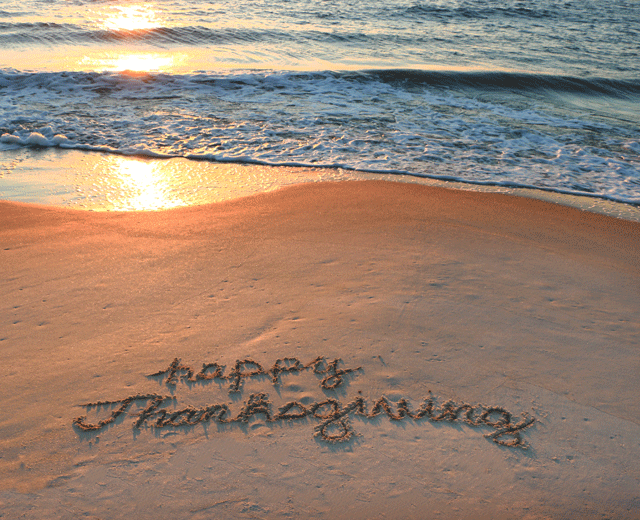 Celebrate Thanksgiving By the Sea