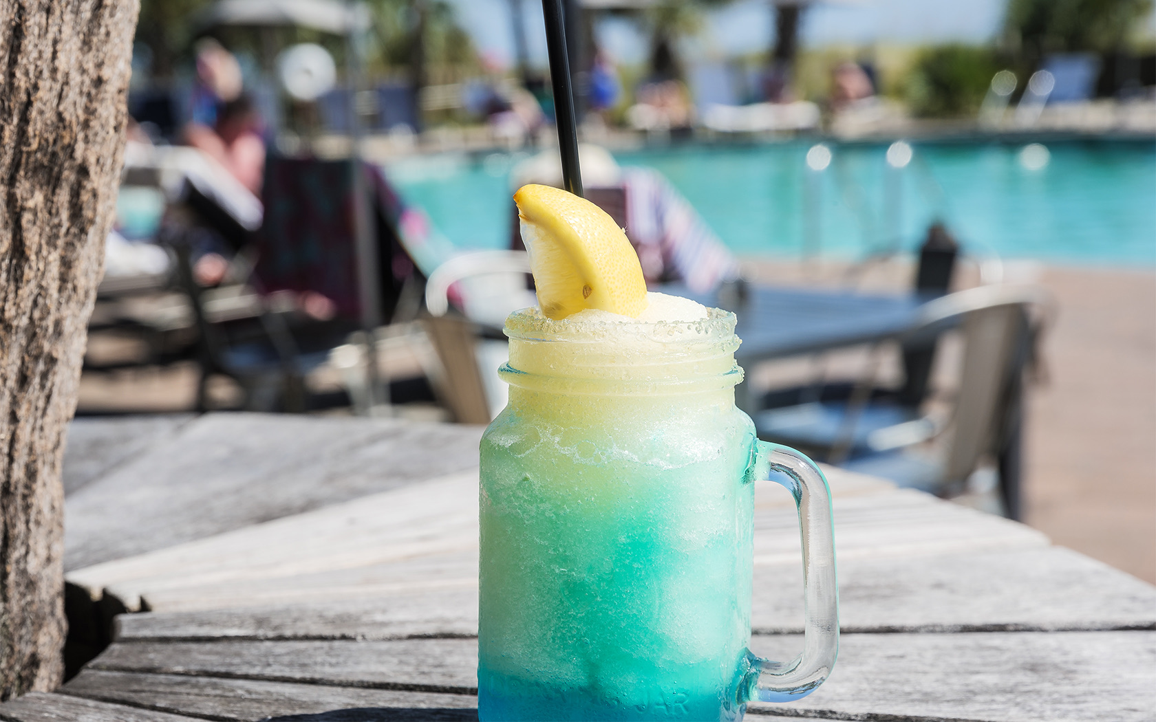 Poolside Dining Beach House Hilton Head Island