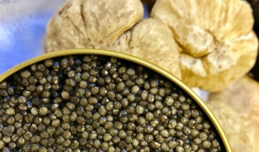 caviar and truffles 