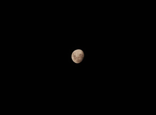 Moon in the Night Sky