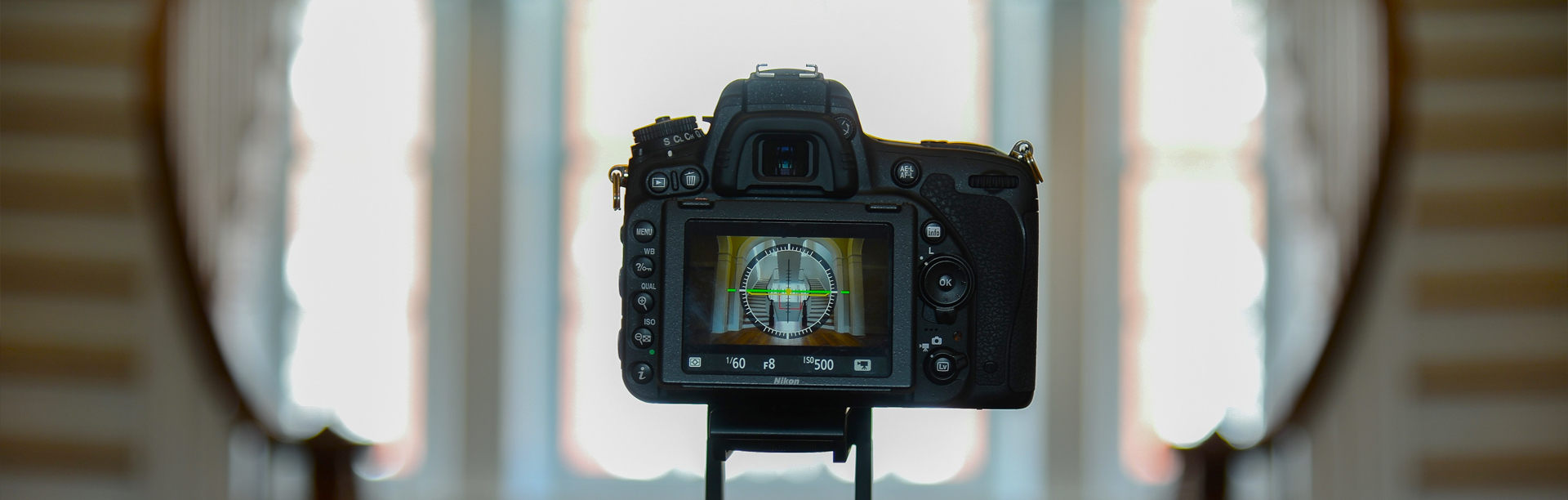 View of a camera photography preview