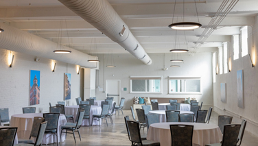 Internal view of a big dining area