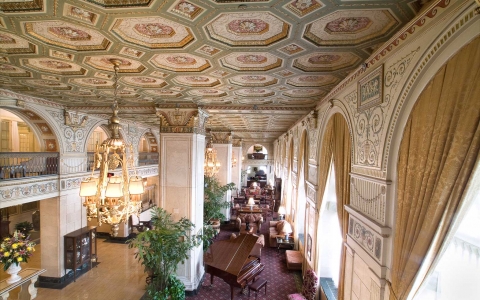 Lobby view from second floor