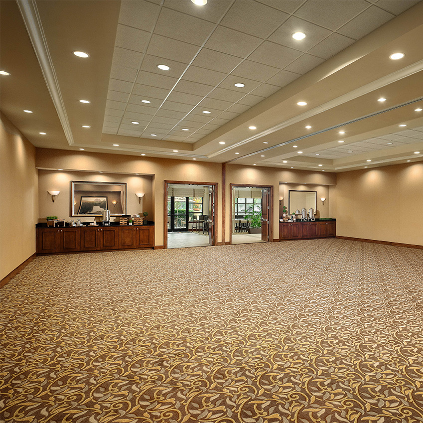 View of an empty ballroom