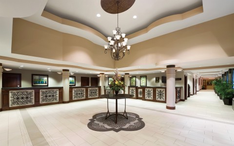 Lobby area at Buena Vista Suites