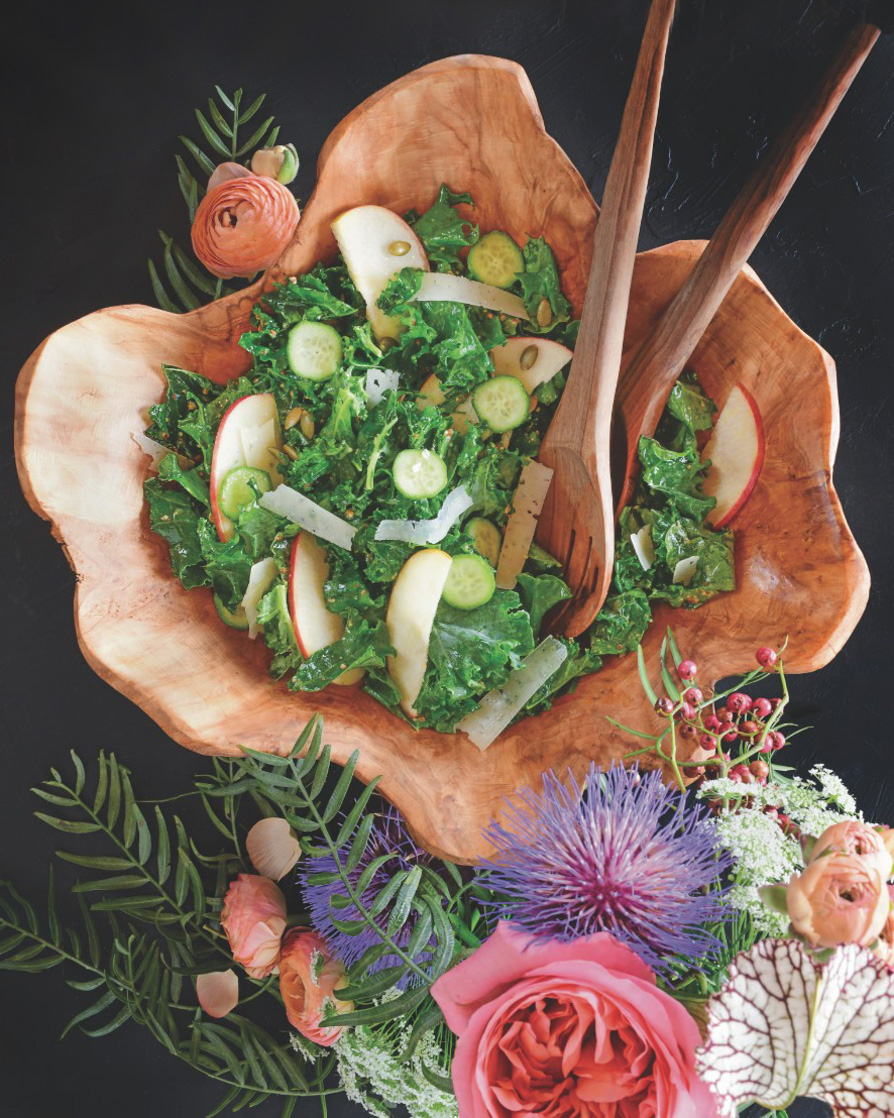 kale salad portrait