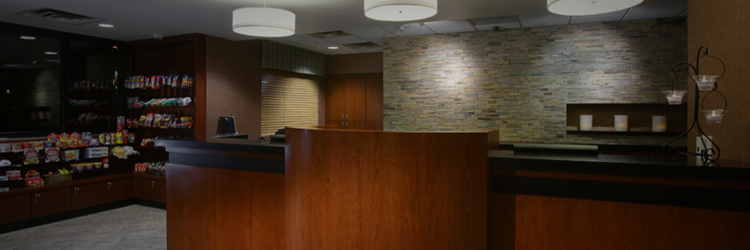 lobby area with snacking area
