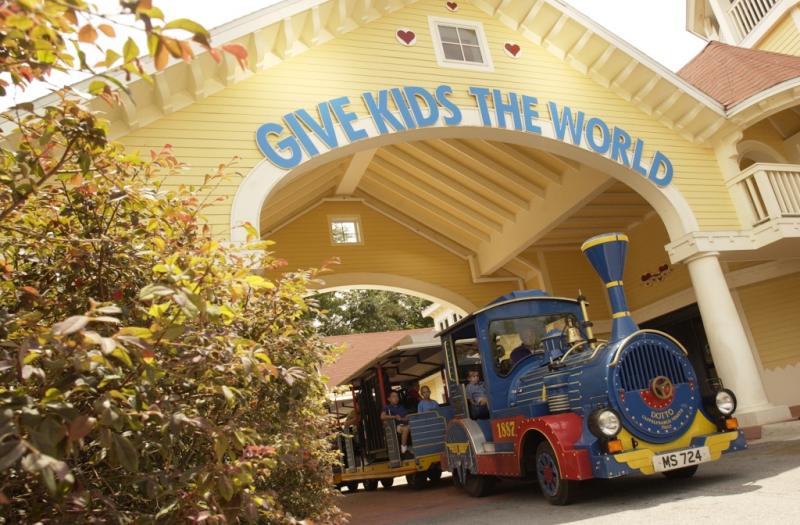 Front of Give Kids The World Sign