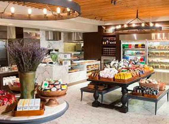 a small market inside of a hotel