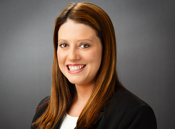 a woman smiling