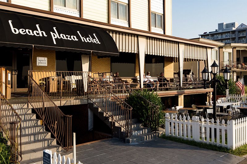 the restaurant at a hotel