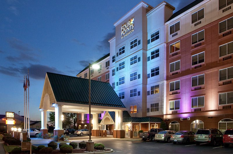 the exterior of a four points property