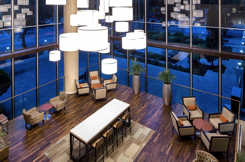 the lobby inside of whitehall