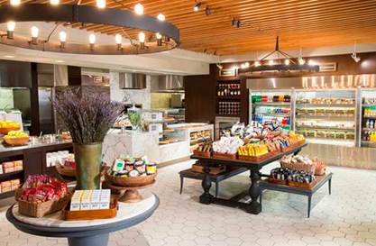Convenience shop in hotel