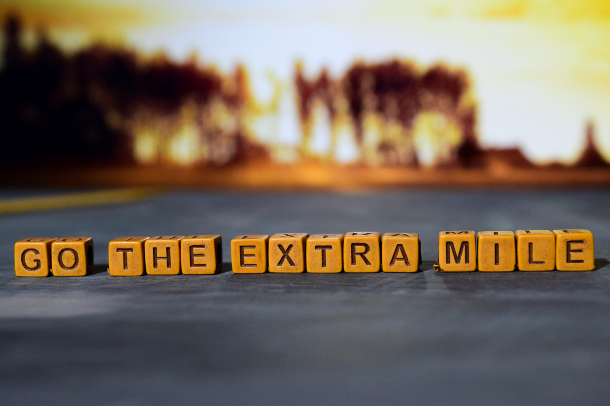 istock go the extra mile