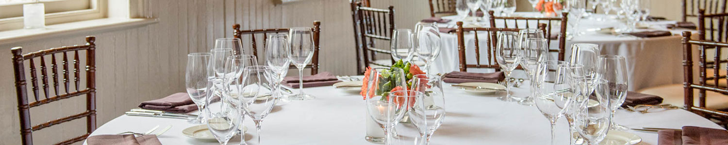 table set for elegant event