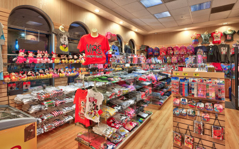 Shopping store with Disney theme items
