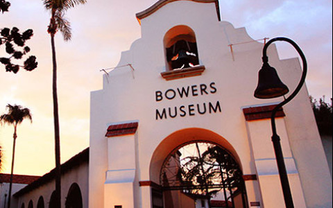 Bowers Museum building entrance
