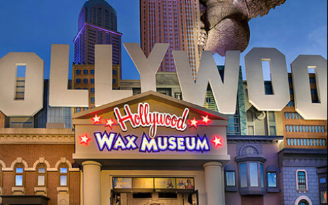 Entrance to the Hollywood Wax Museum