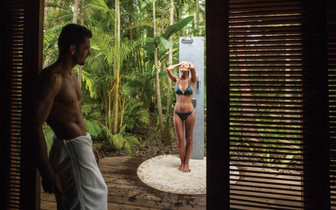 Shower Off at Couples Swept Away Shower Off at Couples Swept Away