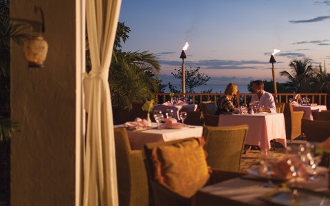 Lemongrass Outdoor Dining at Couples Swept Away Lemongrass Outdoor Dining at Couples Swept Away